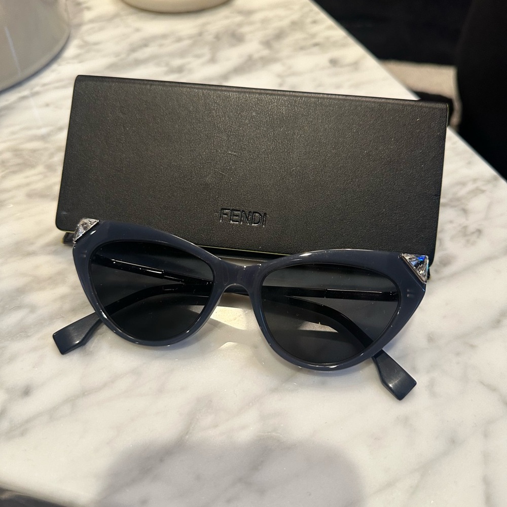Fendi Cat Eye Sunglasses with Crystals